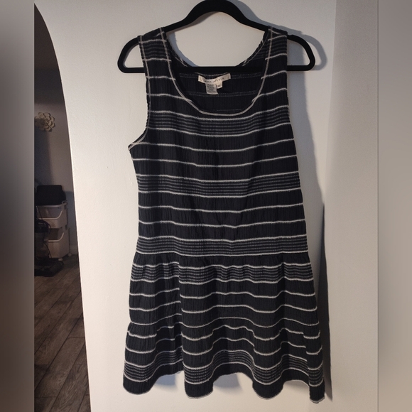 Striped Navy and White Dress #253 - Picture 1 of 5